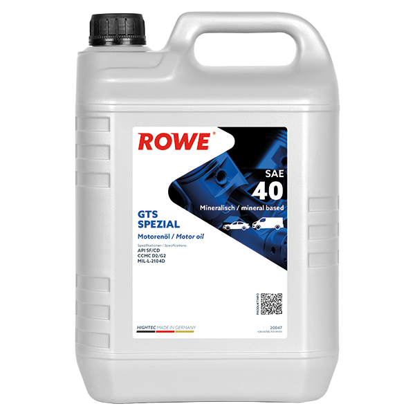 ROWE HIGHTEC GTS SPEZIAL SAE 40 5L