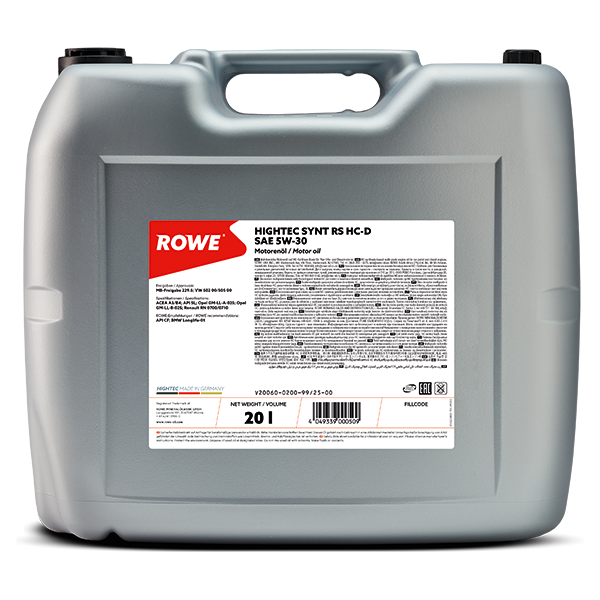 ROWE HIGHTEC SYNT RS HC-D SAE 5W-30 20L