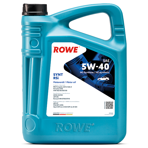 ROWE HIGHTEC SYNT RSi SAE 5W-40 5L