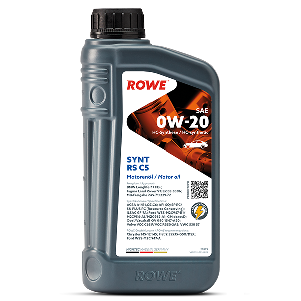 ROWE HIGHTEC SYNT RS C5 SAE 0W-20 1L