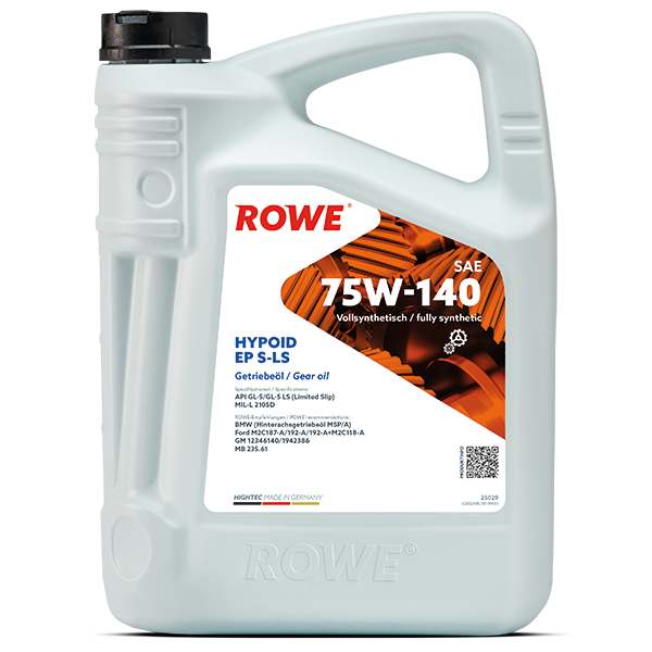 ROWE HIGHTEC HYPOID EP SAE 75W-140 S-LS 5L